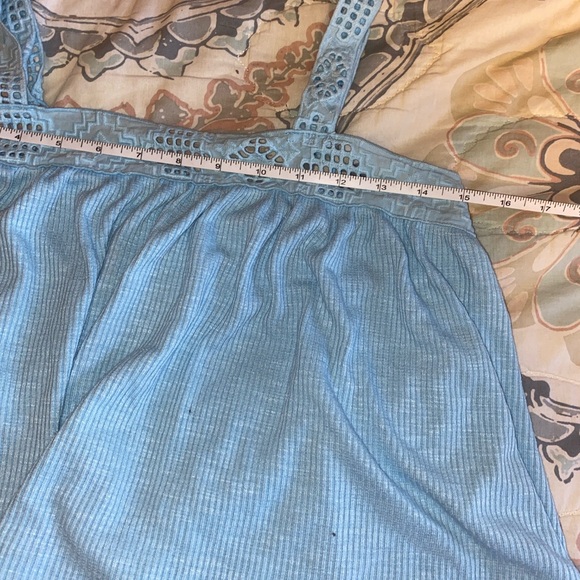 Light Blue Cottage Core Tank - Picture 4 of 6